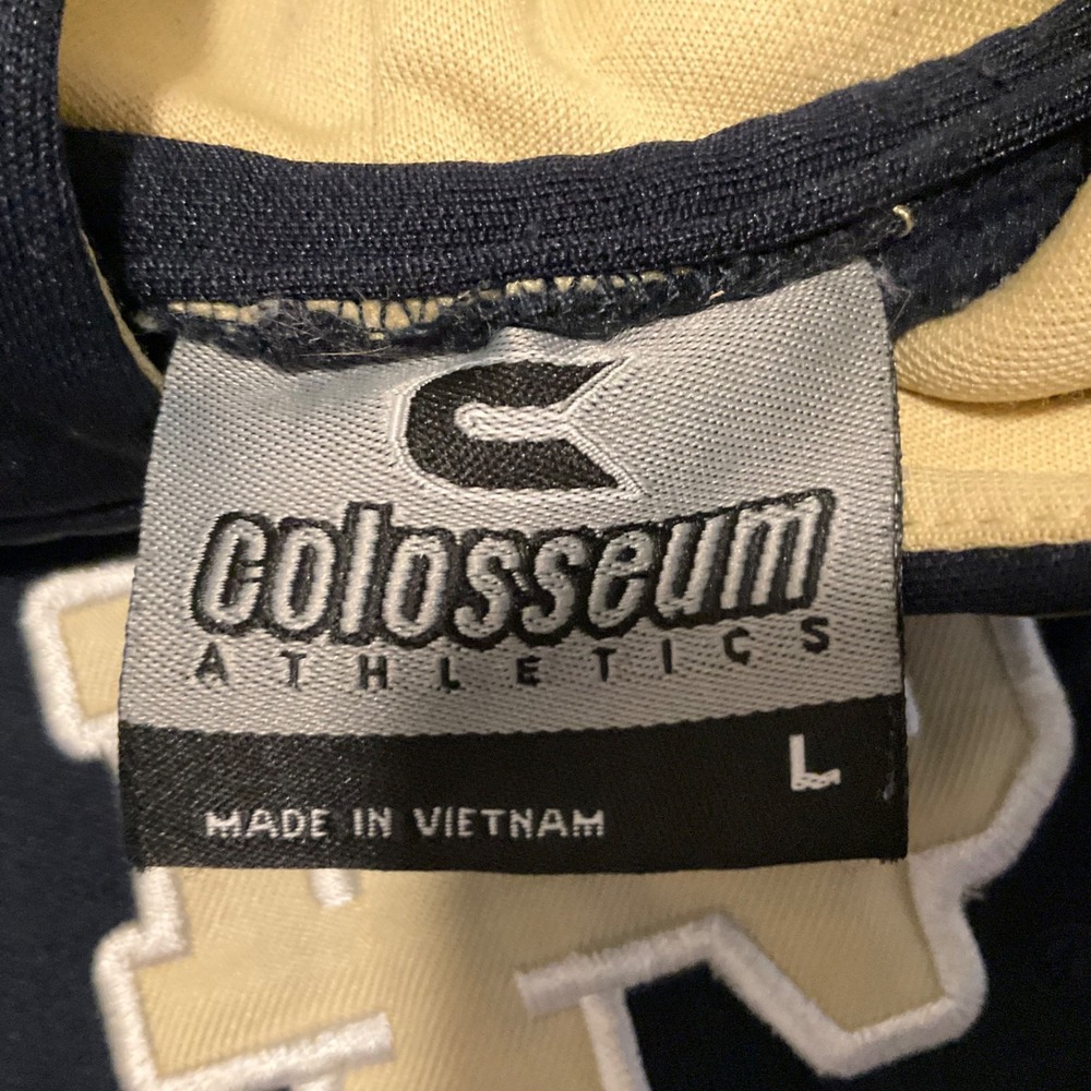 Colosseum Notre Dame Mens Large Fighting Irish Long Sleeve NCAA Football READ - Picture 5 of 6
